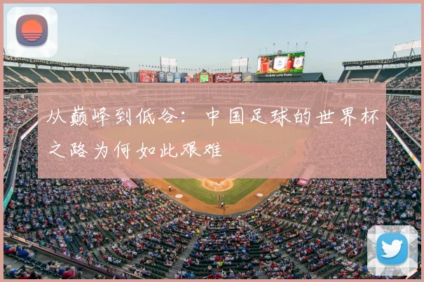 从巅峰到低谷：中国足球的世界杯之路为何如此艰难
